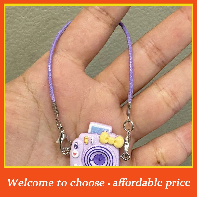 Новинка-1-шт-Подвеска-украшение-для-плюшевых-кукол-мультяшный-милый-мини-бант-и-модель-камеры-для-кукольного-домика