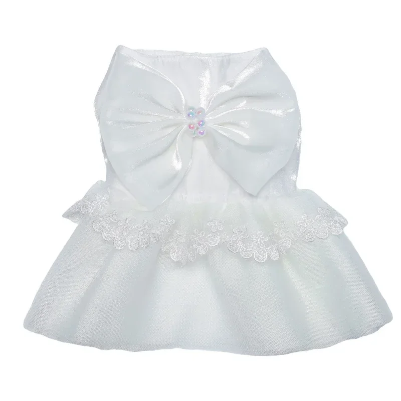 

Dog Wedding Dress Summer Cat Puppy Skirt Pet Princess Costume Apparel Yorkshire Pomeranian Maltese Poodle Schnauzer Dog Clothes