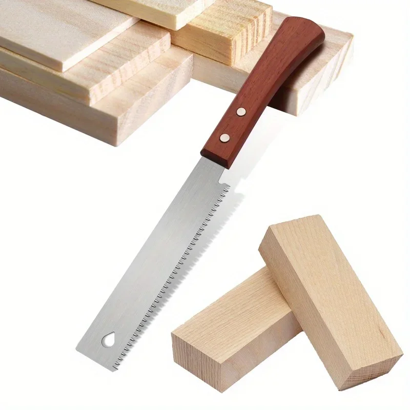 

Small Hand Saw 6 Inch Flush Cut Saw Wooden Handle Flat Saw Accurate Household Woodworking Flush Cutting Trim Tool