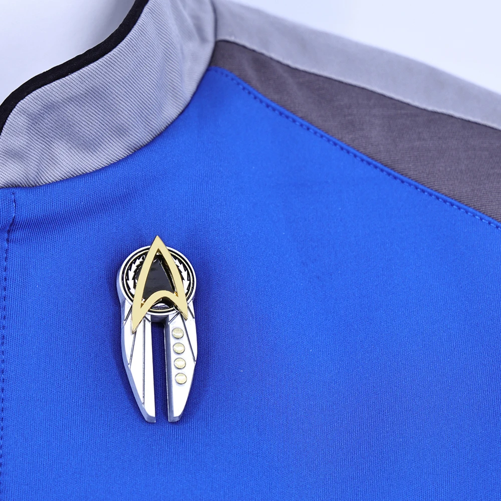 Star Badge Trek for Starfleet Academy Captain Commander Magnet Badges Brooches Pins Accessories Anime Badges