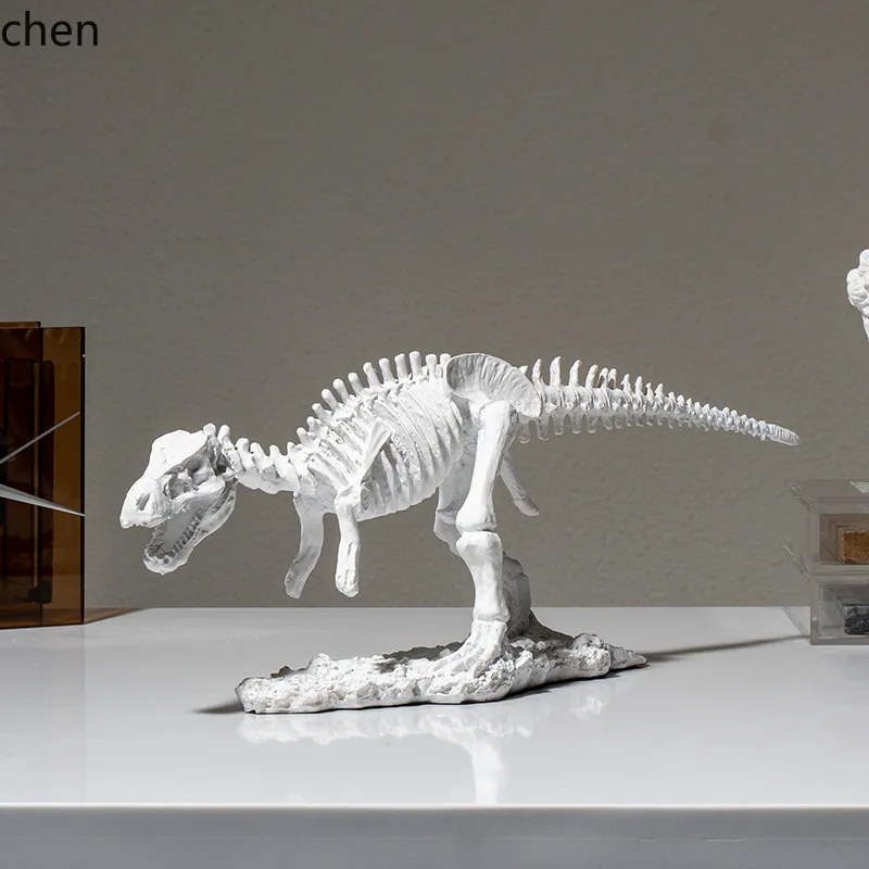 YFY Retro Dinosaur Fossil Niche Style Ornament Study Room Model Room Curio Shelf Living Room Jurassic Model Decoration