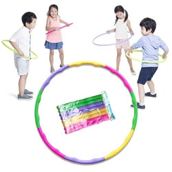 Sport Removable Color Hoop Equipment For Children Portable Exercise Plastic Fitness Training Hoola Circle Children's Best Gifts