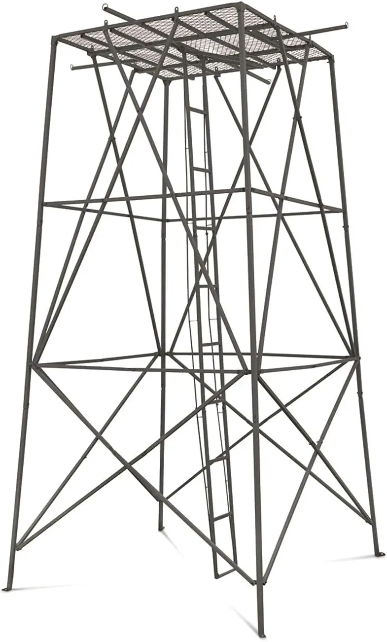 10' erhöhter Jagdturm-Plattform-Kletterleiterständer