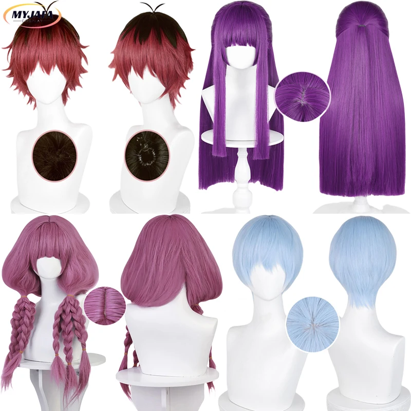 

Anime Frieren Cosplay Wig Stark Himmel Fern Aura Short/Long Heat Resistant Synthetic Hair Halloween Party Wigs + Wig Cap