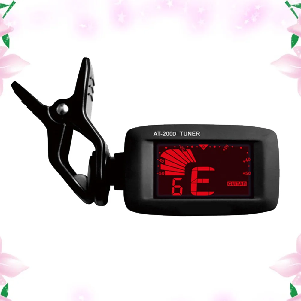 

360° Rotating Auto Off Guitar Tuner Clip Green Red Orange Led Display Ukulele Violin Bass Tuning Universal Electronic