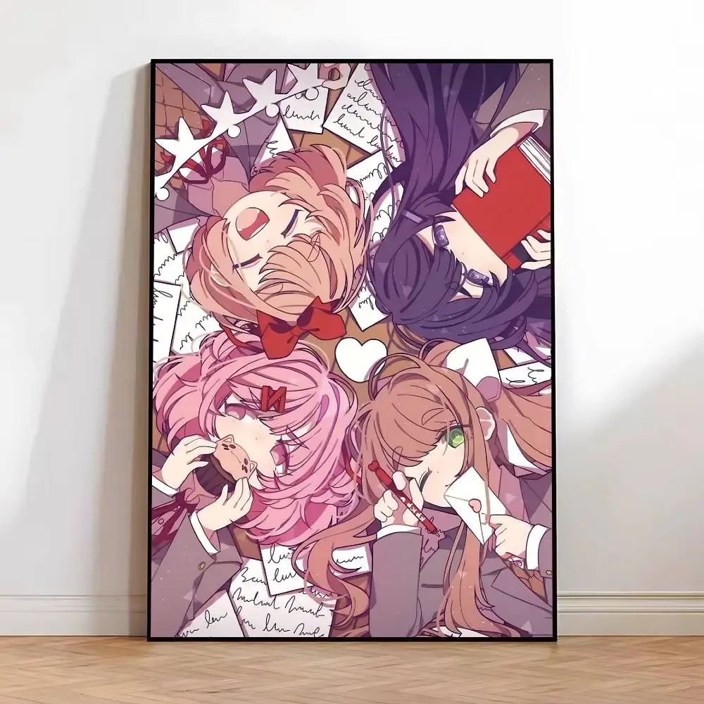 Anime Game Doki Doki Literature Posters HD-Druck, Vintage-Wandkunst, Dekoration für Zuhause, Arbeitszimmer – Detail 11