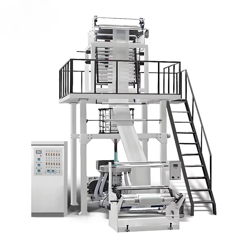 High Speed Automatic T Shirt Bag Production Line For Wholesale Shopping Bag Factory Complete Polyethylene Extrusion Plant