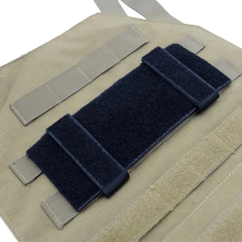 Tactical Vest Backpack Patch Molle Strips Adapter Panel Hook&Loop Converter Ribbon For Attching ID Patches DIY Patch Badge