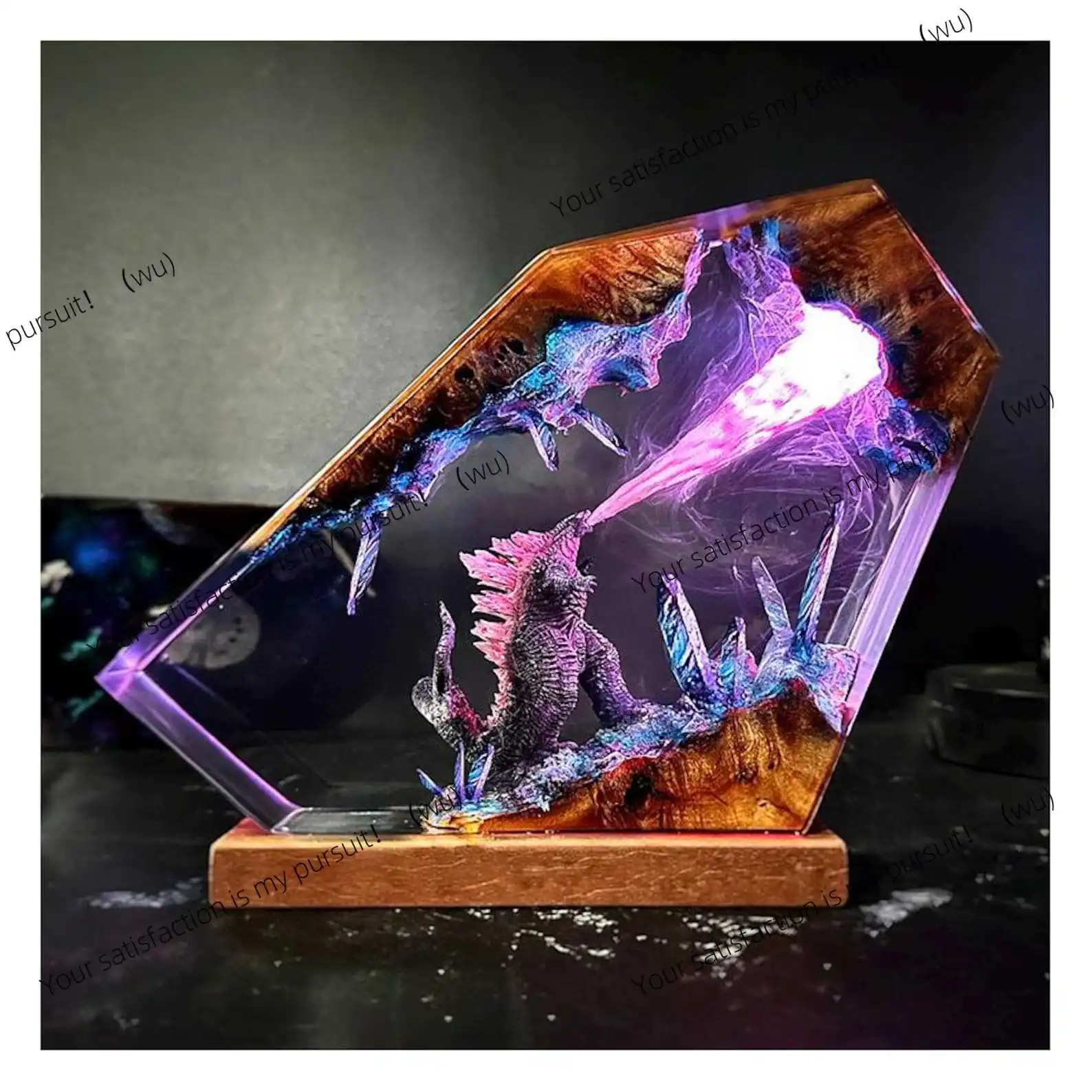 

Resin lamp three-dimensional model epoxy resin