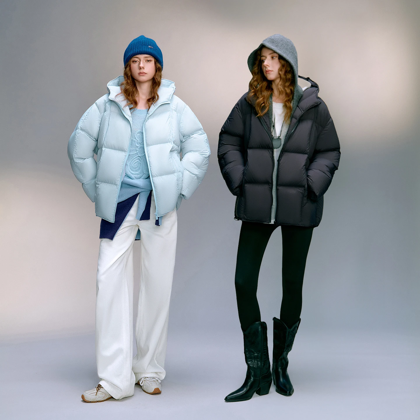 TOYOUTH النساء أسفل السترات 2025 شتاء جديد أسفل واقية فائقة النعومة الزيز الجناح نفخة نمط سترة منفوخة 90% أسفل ملابس خارجية #5