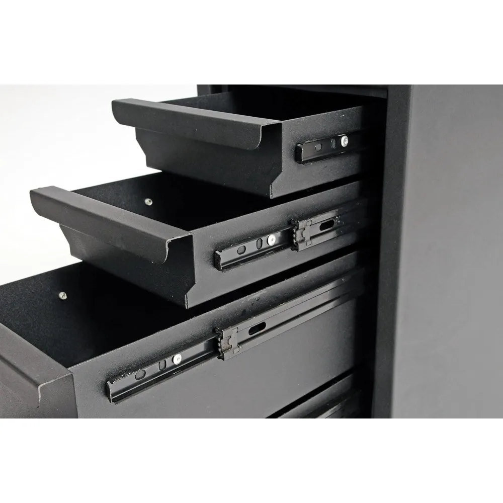 Caixa de ferramentas de poço de roda de aço DZ95D com gavetas