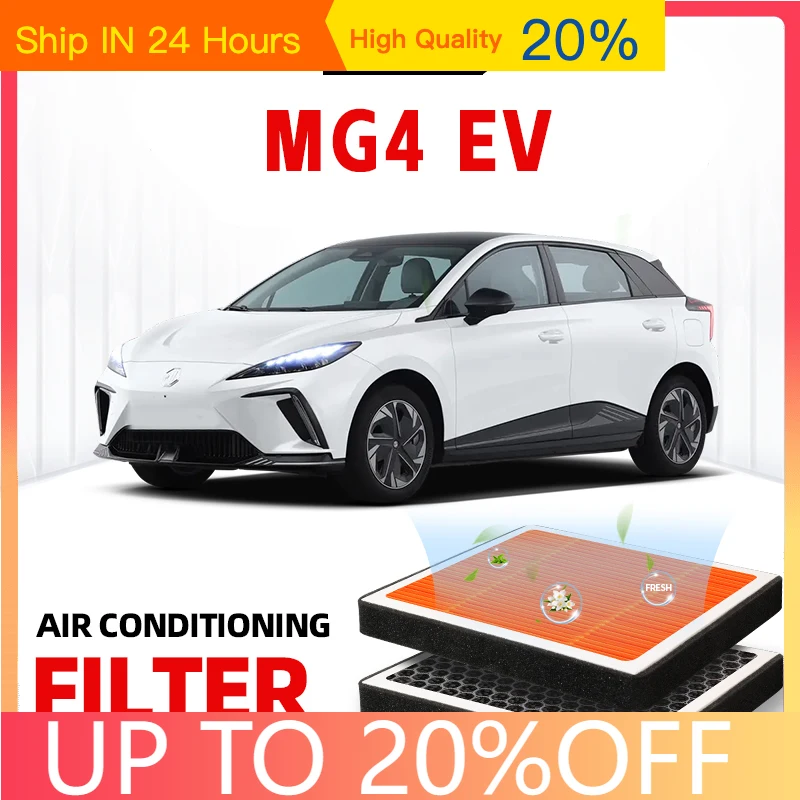 NEW For MG4 EV Cabin filter Air Filter Activated Carbon Air Conditioning Filter with Fragrance to Purify Car Cabin Air