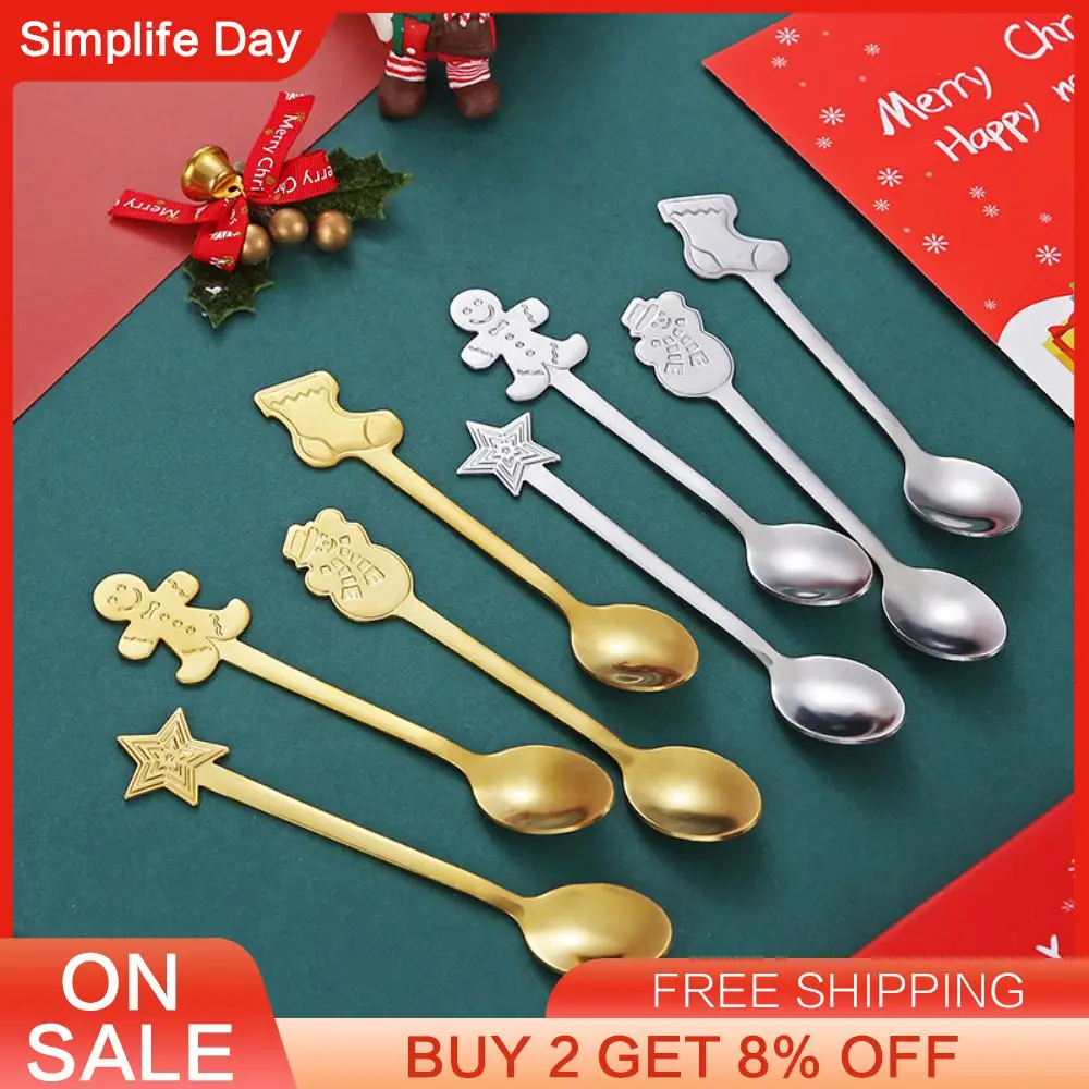 Spoons Dessert Fruit Creative Wholesale High Beauty Tableware Spoon Gift Box Set Coffee Tea Spoons Stainless Steel Exquisite