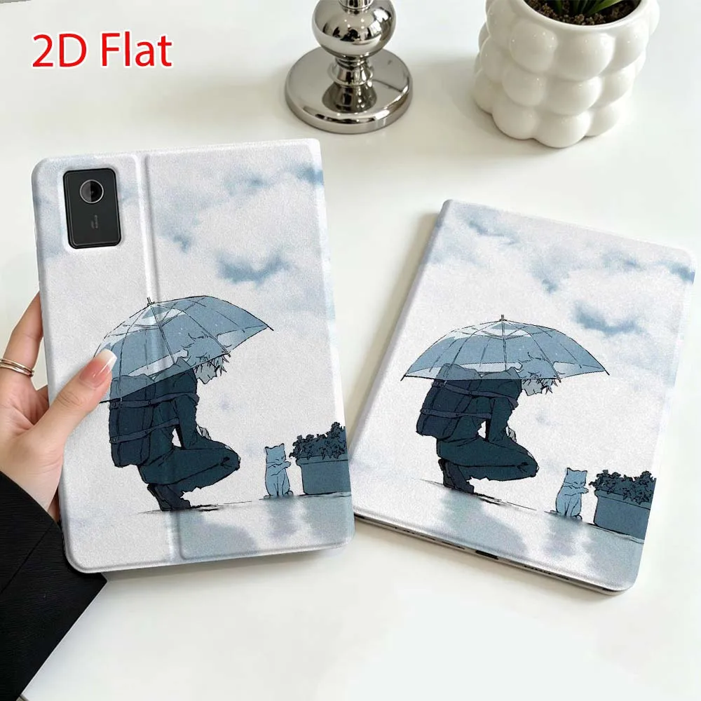 Satoru Gojo Love Soft For Lenovo Xiaoxin Pad Pro Tab P12 P11 11 13 11.2 inch K11 Plus Pen Tray Tablet Case