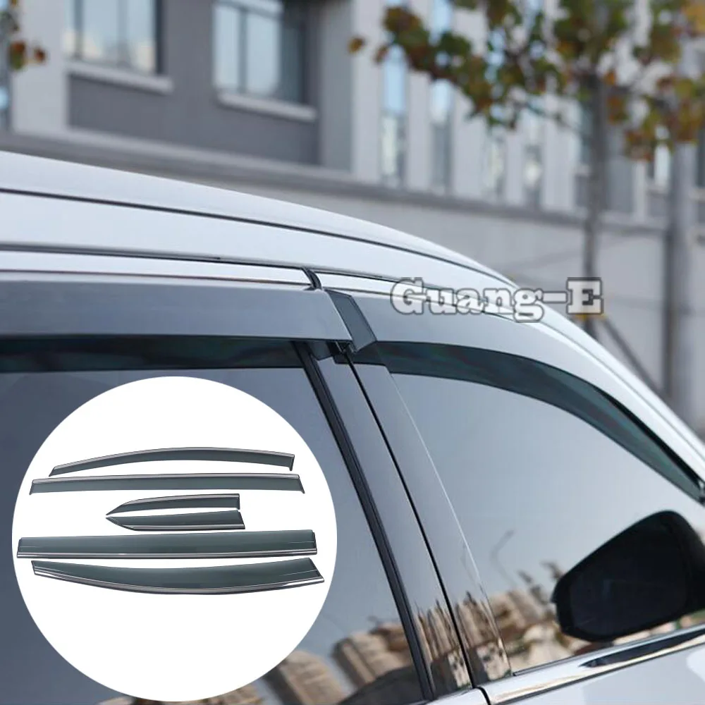 For Honda Odyssey 2022 2023 2024 Window Visor Sun Shade Rain Guard Side Deflectors Car Accessories Decoration Protector 6Pcs