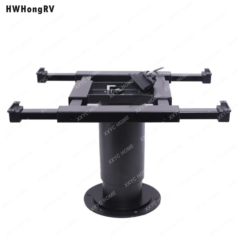 Height Adjustable Pneumatic gas Lifting Table Pedestal camping table Base support for Boat /Marine/Caravan/RV