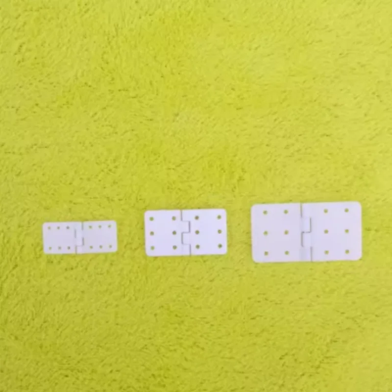20 Stück/Flugzeugmodell-Zubehör für Starrflügel: Nylon-Flachsechslöcher-Scharnierverbindung, Flügelgrößen-Scharnier, bewegliches Flügelblatt – Detail 6