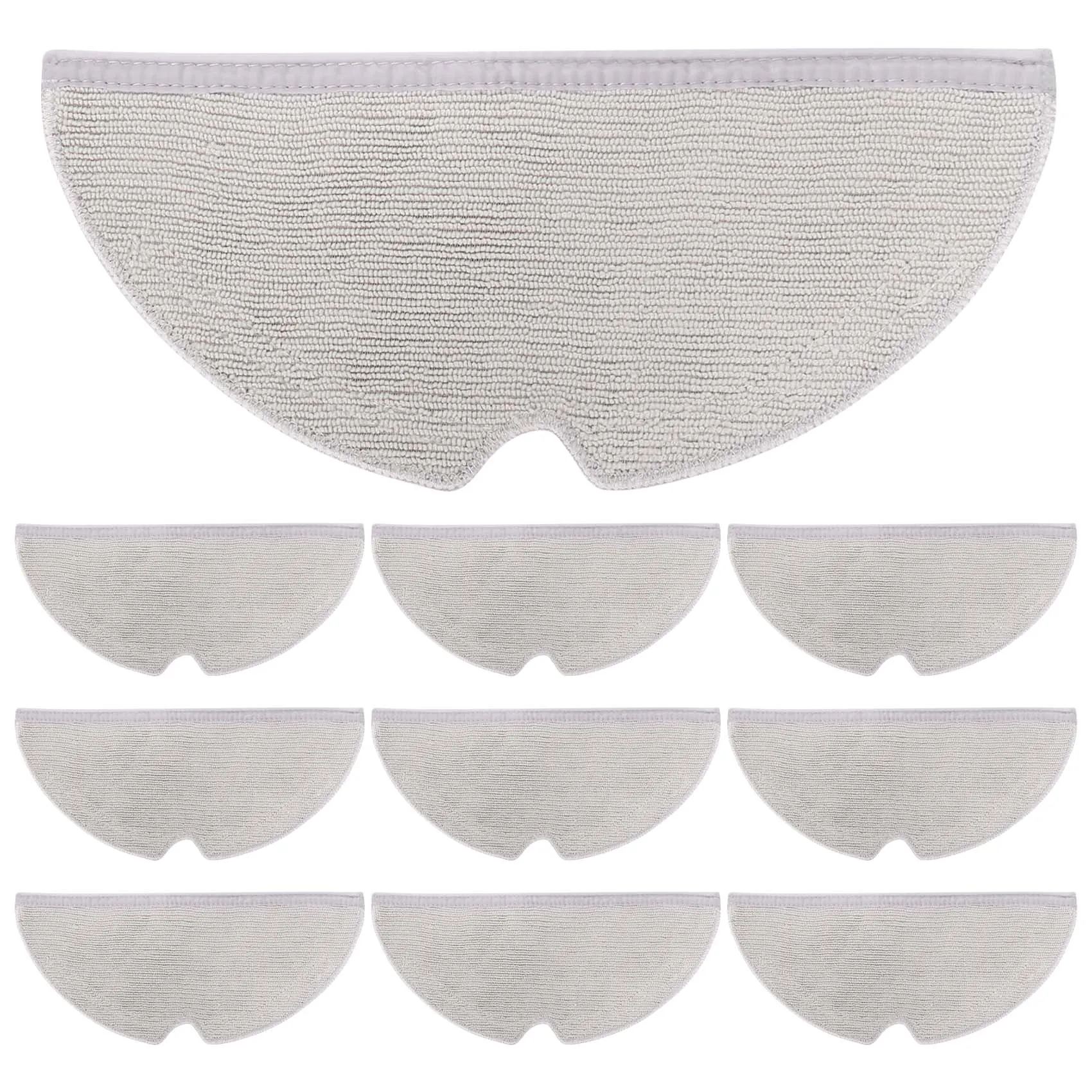 10 Pcs Microfiber Mopping Cloth Compatible for Roborock S5 S5 Max S6 S6 Pure S6 MaxV E4 E35 E2 Vacuum Cleaner Parts