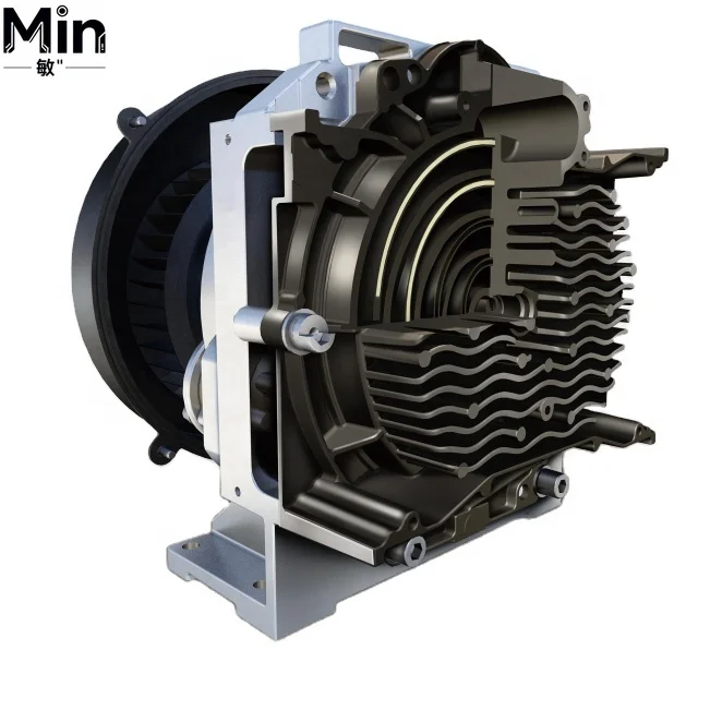 

3.7 kW 8 bar 410 l/min Medical Air Compressor Oil-Free Scroll Air End for Maintenance