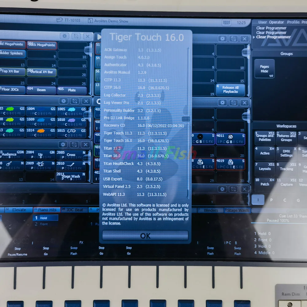 Tiger Touch II Lastest Version Stage Lighting Console Professional DMX 16 Version i7 CPU Lighting Controller Dj Disco Flightcase