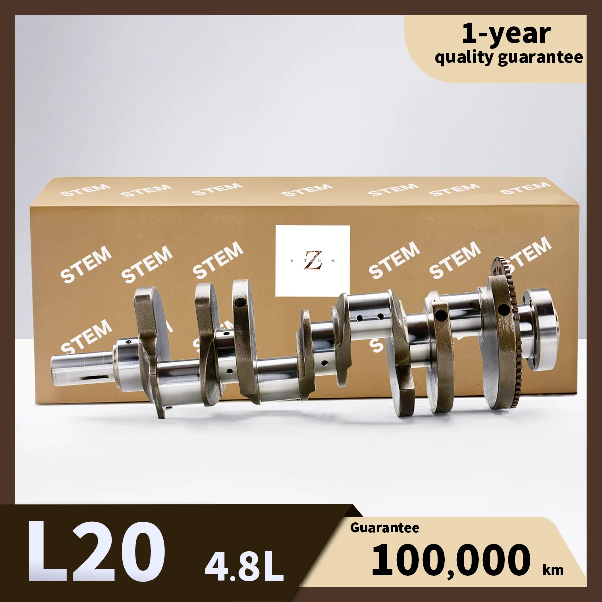 

12553482OE L20 (4.8L V8) Engine Crankshaft Cadillac/GMC/Chevrolet 1 Year Shelf Life