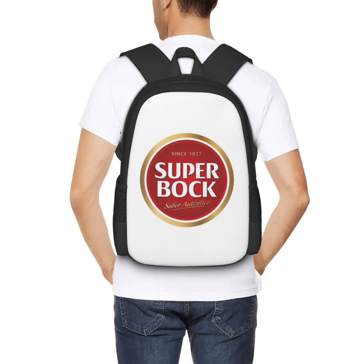 

Рюкзак Super Bock Since 1927 для студентов, школьный рюкзак, походный рюкзак для путешествий, модная сумка для книг для мальчиков и девочек, сумки через плечо