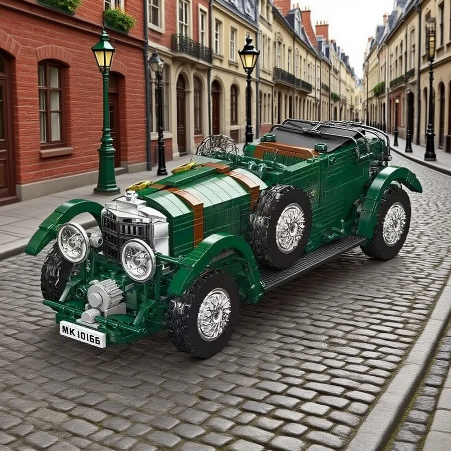 

Mould King 10166 Vintage Car Blower Building Blocks 1147PCS Technical Model Construction for Adults Toys Set Christmas Gifts