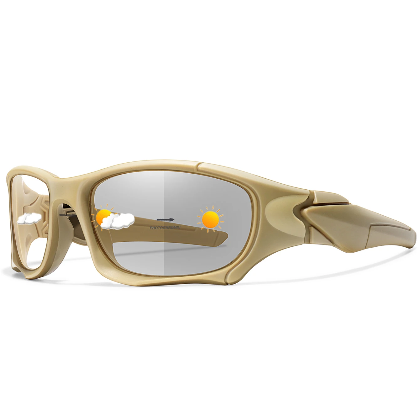 Trendy Stil Photochrome Sonnenbrille Für Männer Frauen Outdoor Mtb Fahrrad Radfahren Laufen Brillen Sport Fahrrad Winddicht Brille
