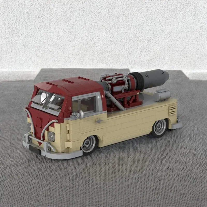 

MOC 1516PCS Oklahoma Willy T1 Jetbus Building Blocks DIY Construction Toy For Birthday Gift And Creativity Development
