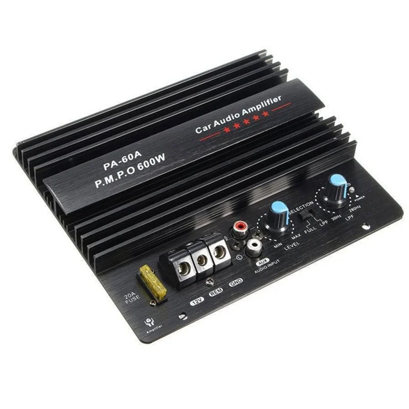 

A84Z-PA-60A12v Car Amplifier Board High Power Audio Subwoofer 12V Amplifier 600W