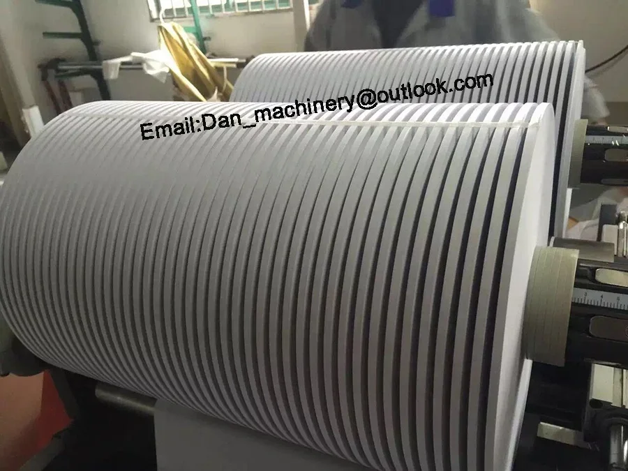 High quality paper straw slitting machine, jumbo rolling paper cutting machine