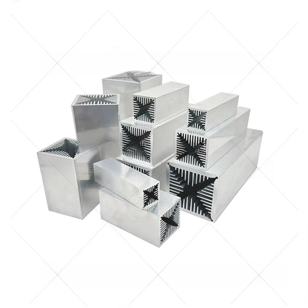 Aluminum Profile High‑Power Air‑Cooled Heat Sink Wind Tunnel Radiator 40×40×100mm 40×40×150mm