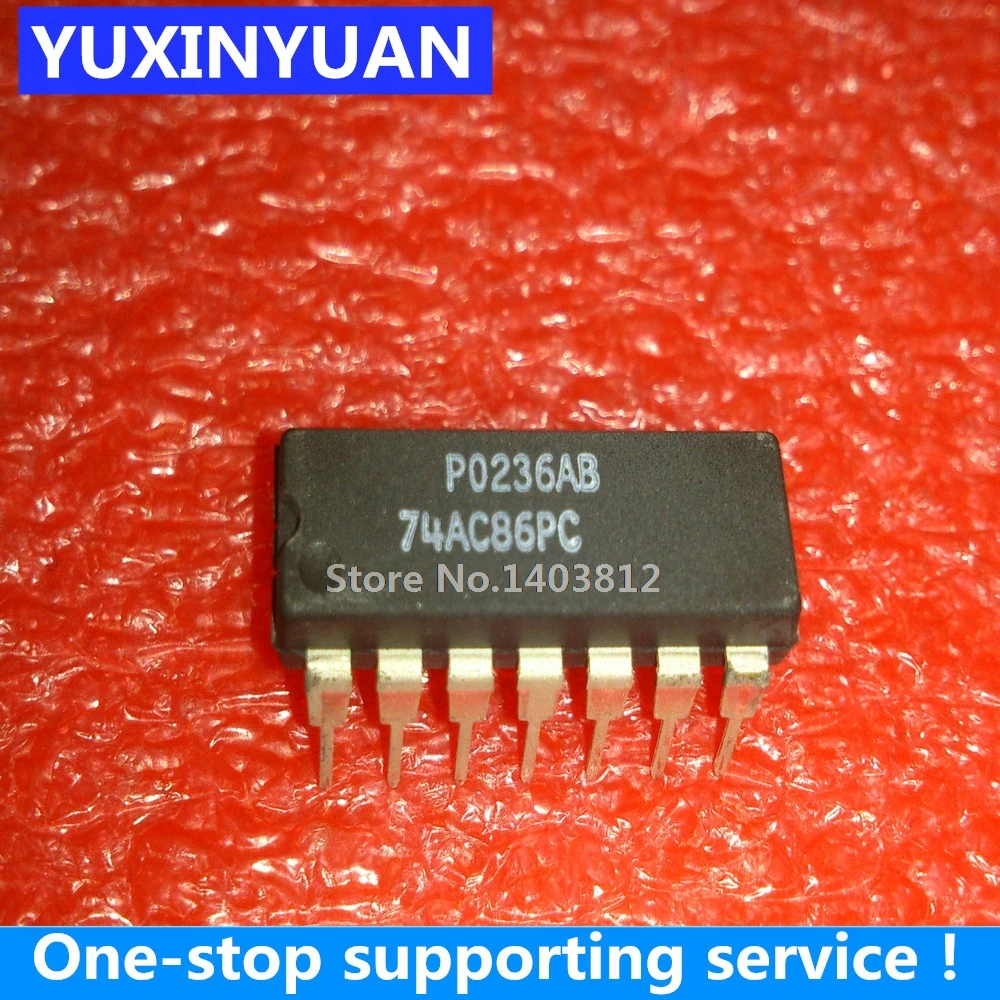 

74AC86PC DIP14 IN STOCK 10pcs/lot