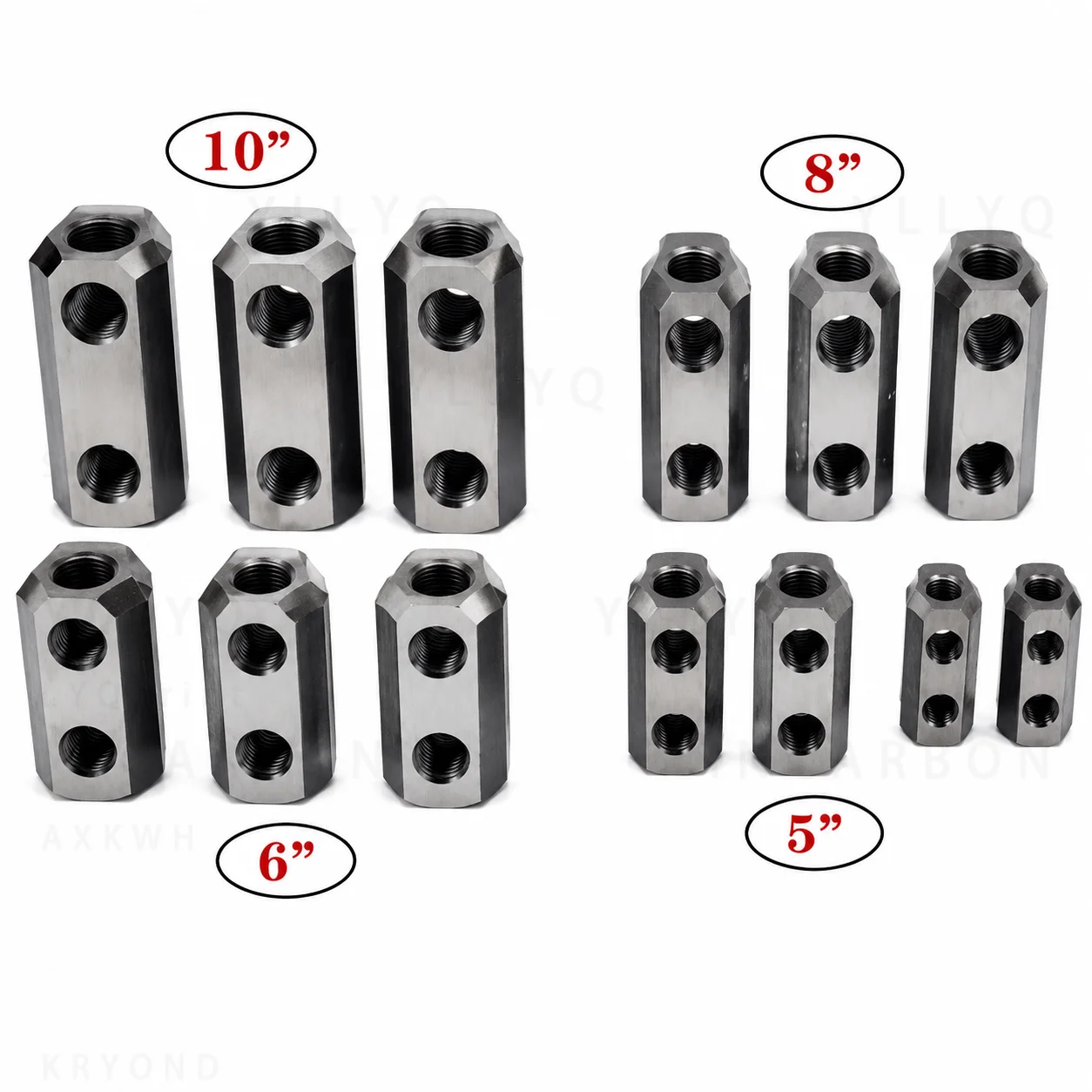 Hydraulic Chuck T-Slot SBT JNT 5 6 8 10 12 Inch Chuck Jaws Internal Hole Machining Holder CNC Boring Cutting Tool T Nut Block