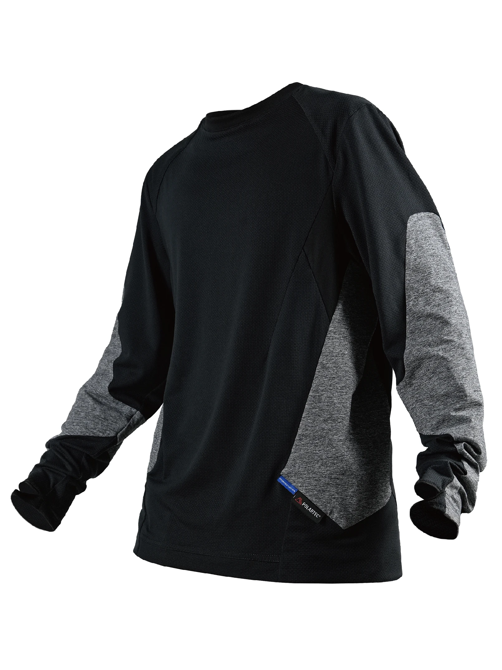 REINDEE LUSION 25AW 0249 POLARTEC DELTA QUICK DRYING ROUND NECK LONG SLEEVED T-SHIRT Techwear darkwear quick-drying