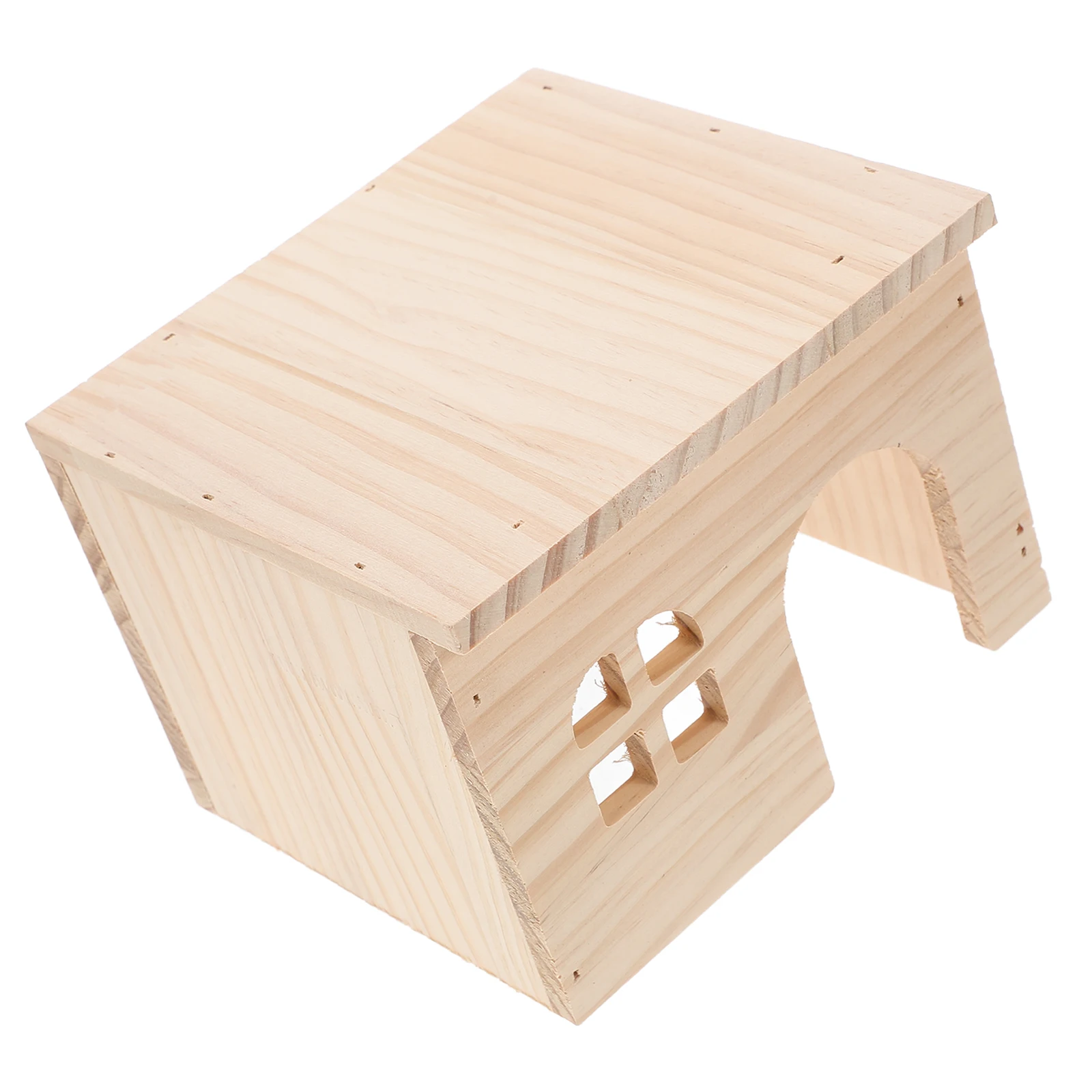 

Feeding Platform Natural Hamster Hideout Pet Small Animal Hideaway Cage Toy Small Animal Hideaway Habitat