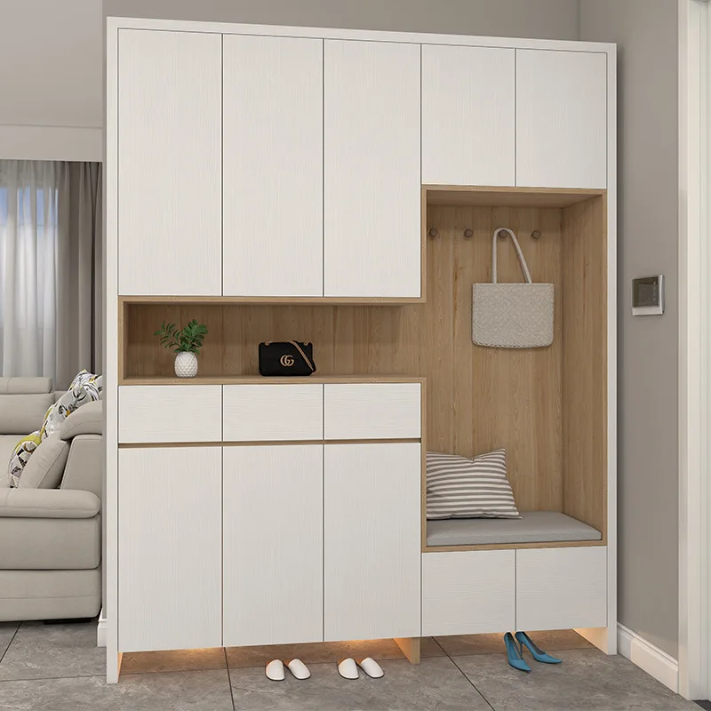 Shoe Cabinet Large Capacity Storage Cabinet Multi-layer Locker Household Door Entrance Cabinet Multifunctional Combination Cabin