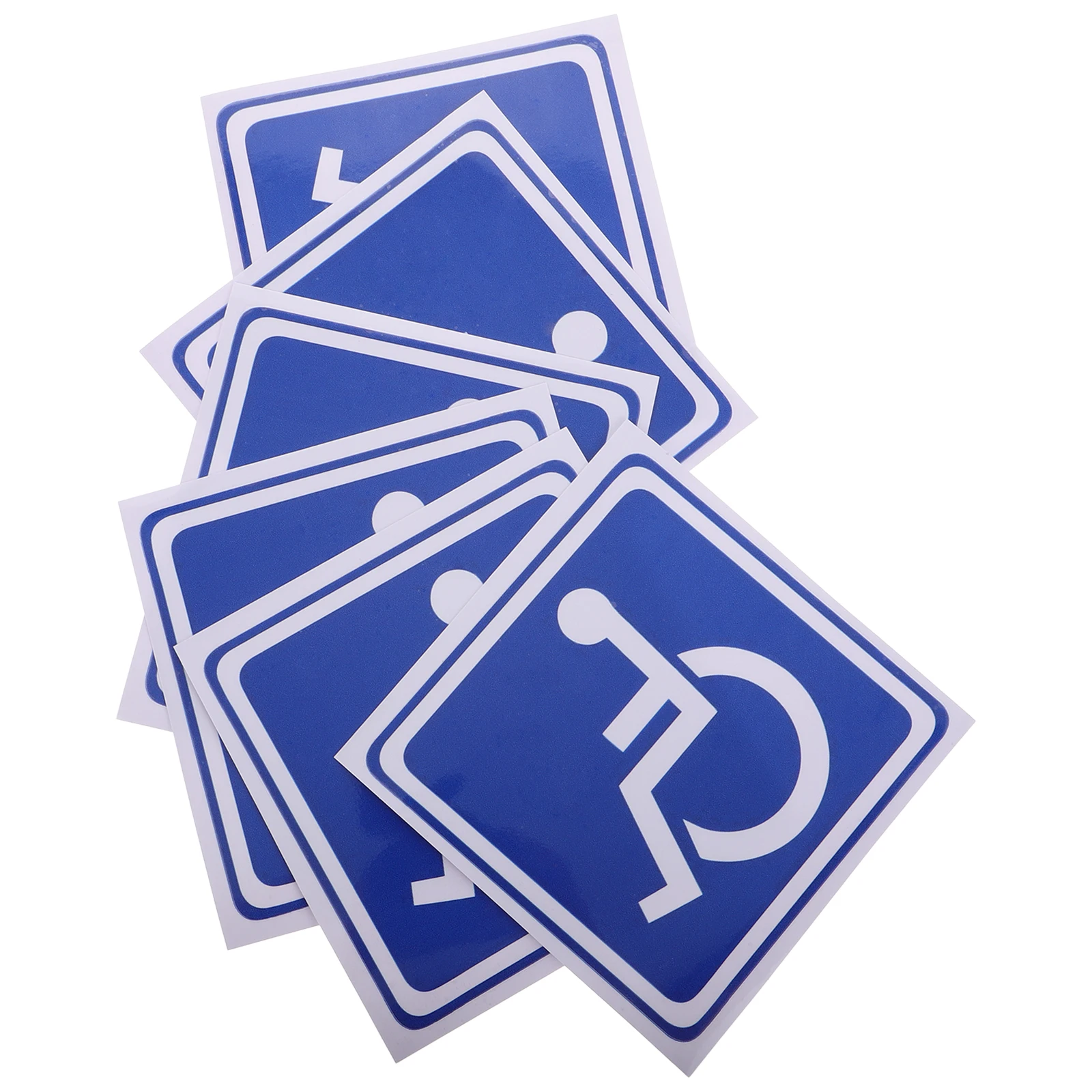 障害者用車椅子デカール車用車両供給防滴障害者駐車標識粘着式アクセシブルトイレラベル