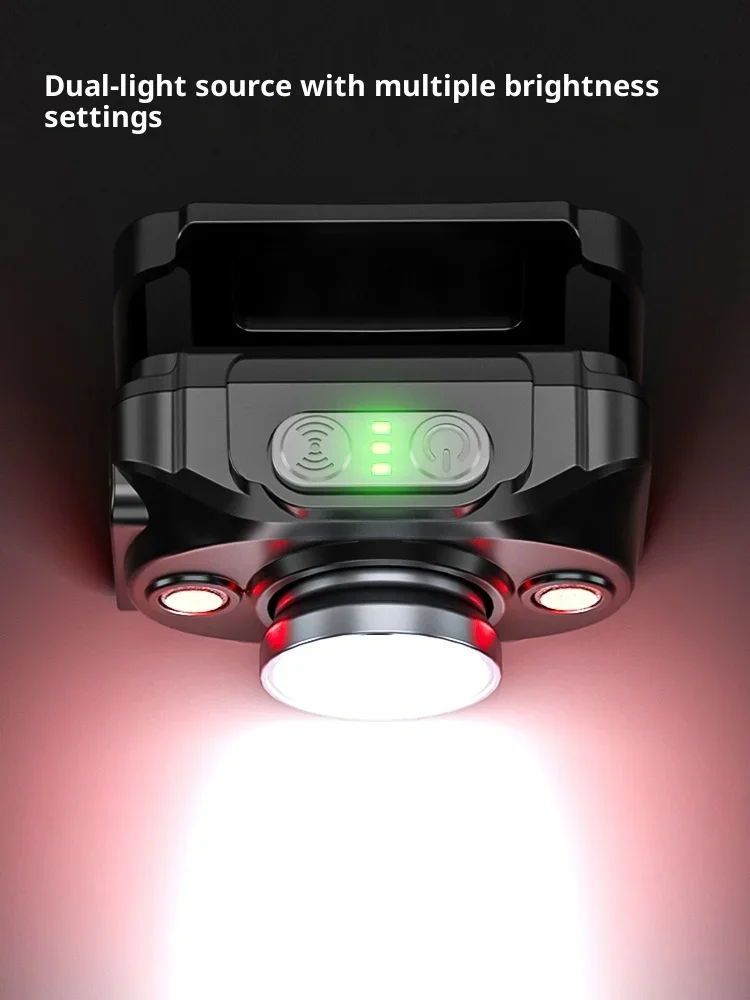 ไฟฉายคาดศีรษะ LEM LPro02 กำลังสูง สำหรับกิจกรรมกลางแจ้ง ปีนเขา ไฟฉายคาดศีรษะ 1800mAh 1000LM ชาร์จซ้ำได้ เหมาะสำหรับตกปลา