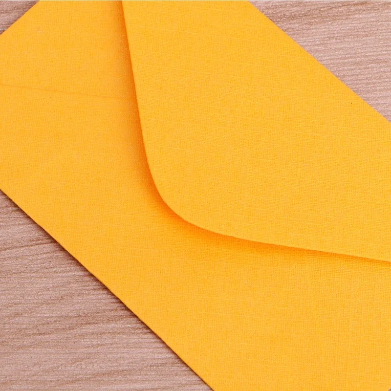 Mini enveloppes en papier vierge rétro colorées, 50 pièces, cartes d'invitation fête mariage, cartes vœux, cadeau