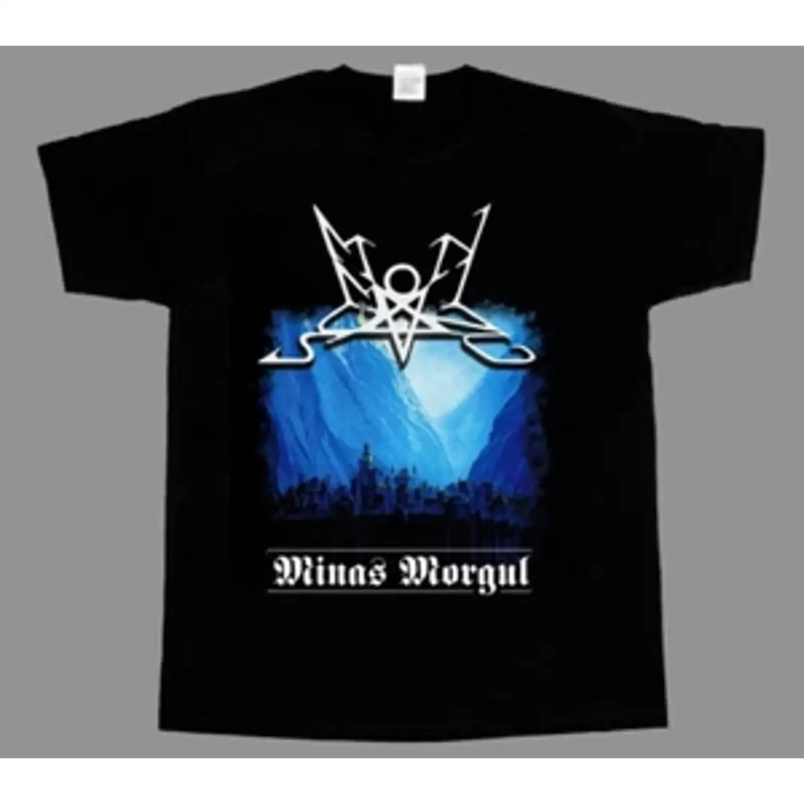 Summoning Minas Morgul T Shirt Metal Music Aesthetic  vintage Washed Soft homme Slightly Top For Everyday Wear fashion Unisex
