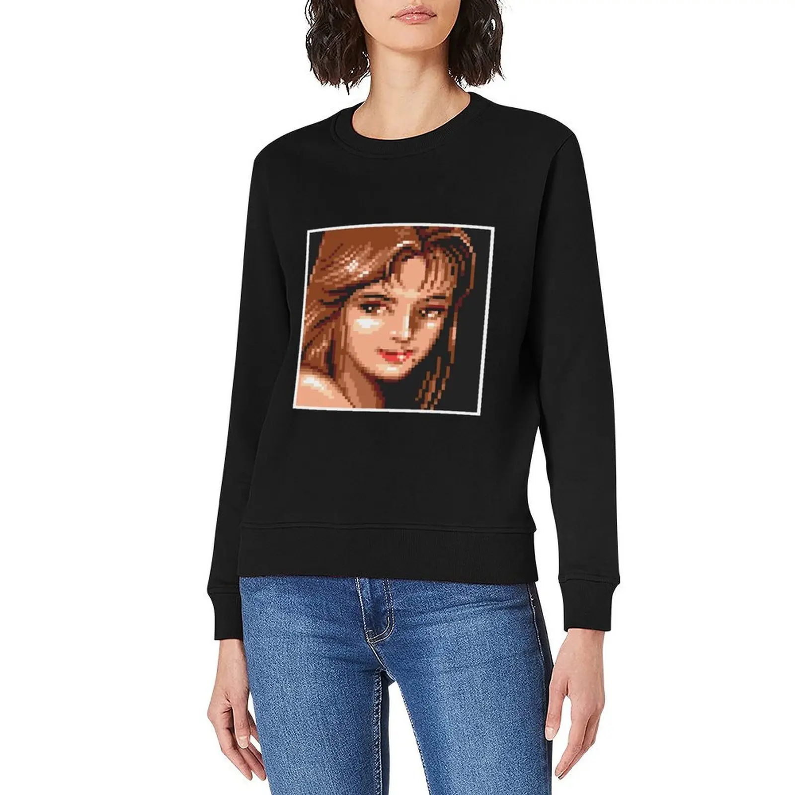 Streets of Rage Blaze Fielding Portrait Pullover mens clothes autumn clothes winter clothes new in hoodies & sweat-shirt