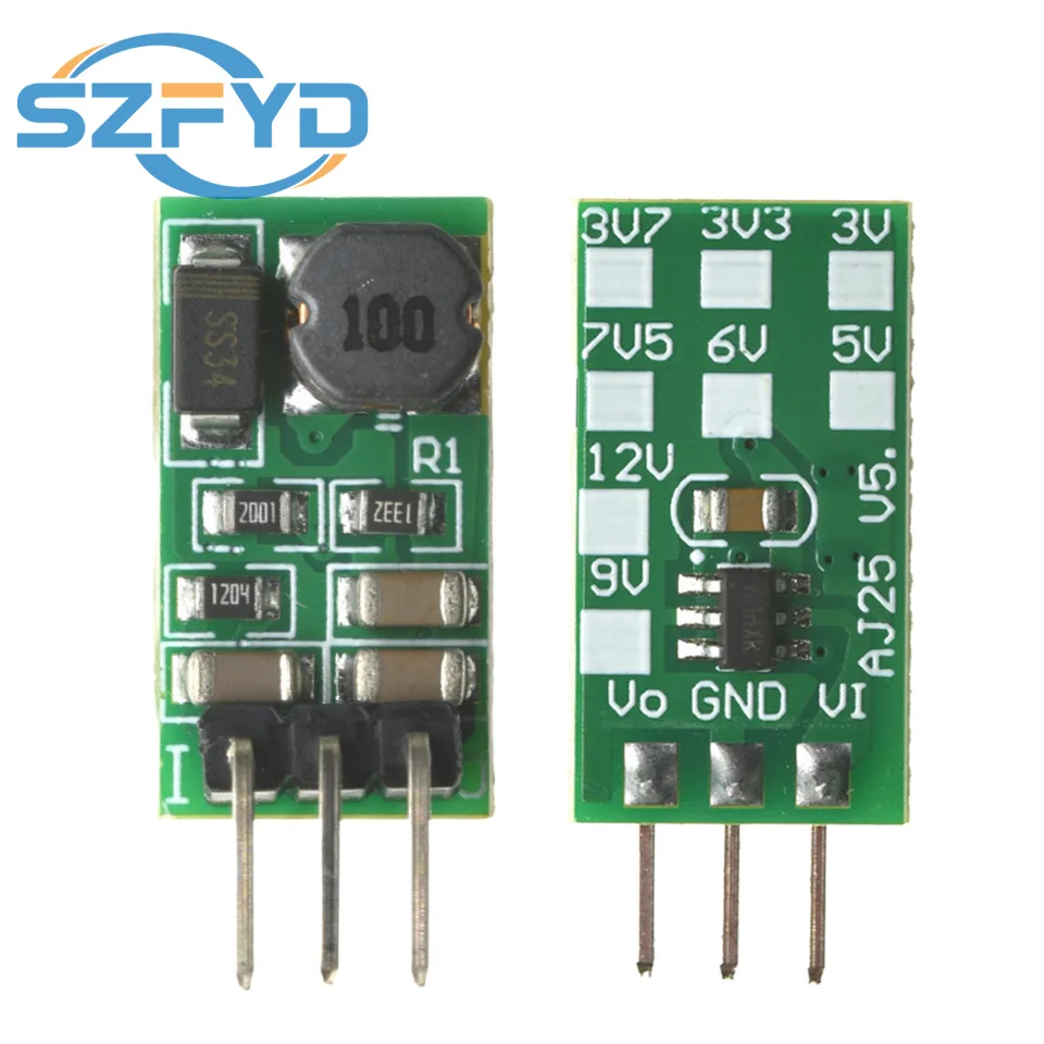 DD4012SA Buck Converter Module – 5V~40V to 3V/3.3V/5V/9V/12V Step-Down Regulator, 1A Output for DIY Electronics