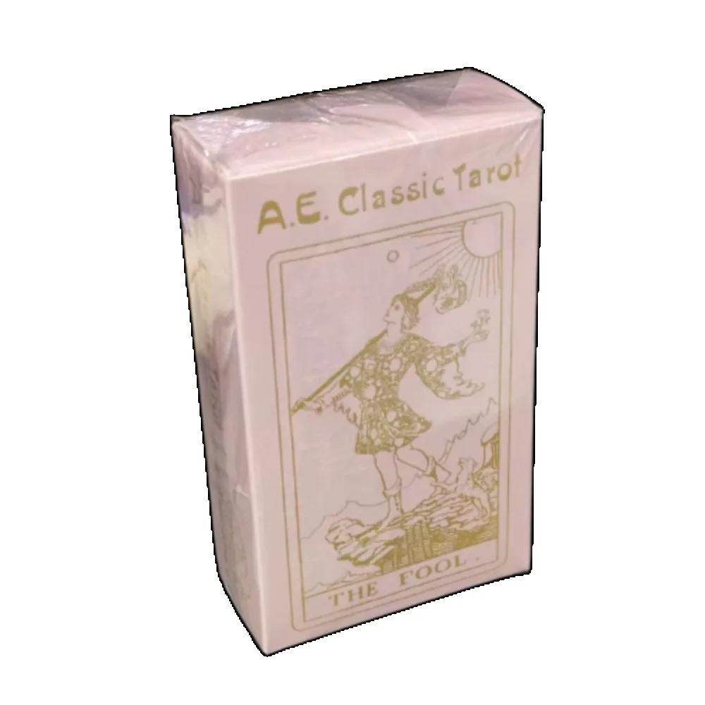 10,3*6cm A.E. Tarot clássico Dec, 78 cartas de tarô para iniciantes com guia