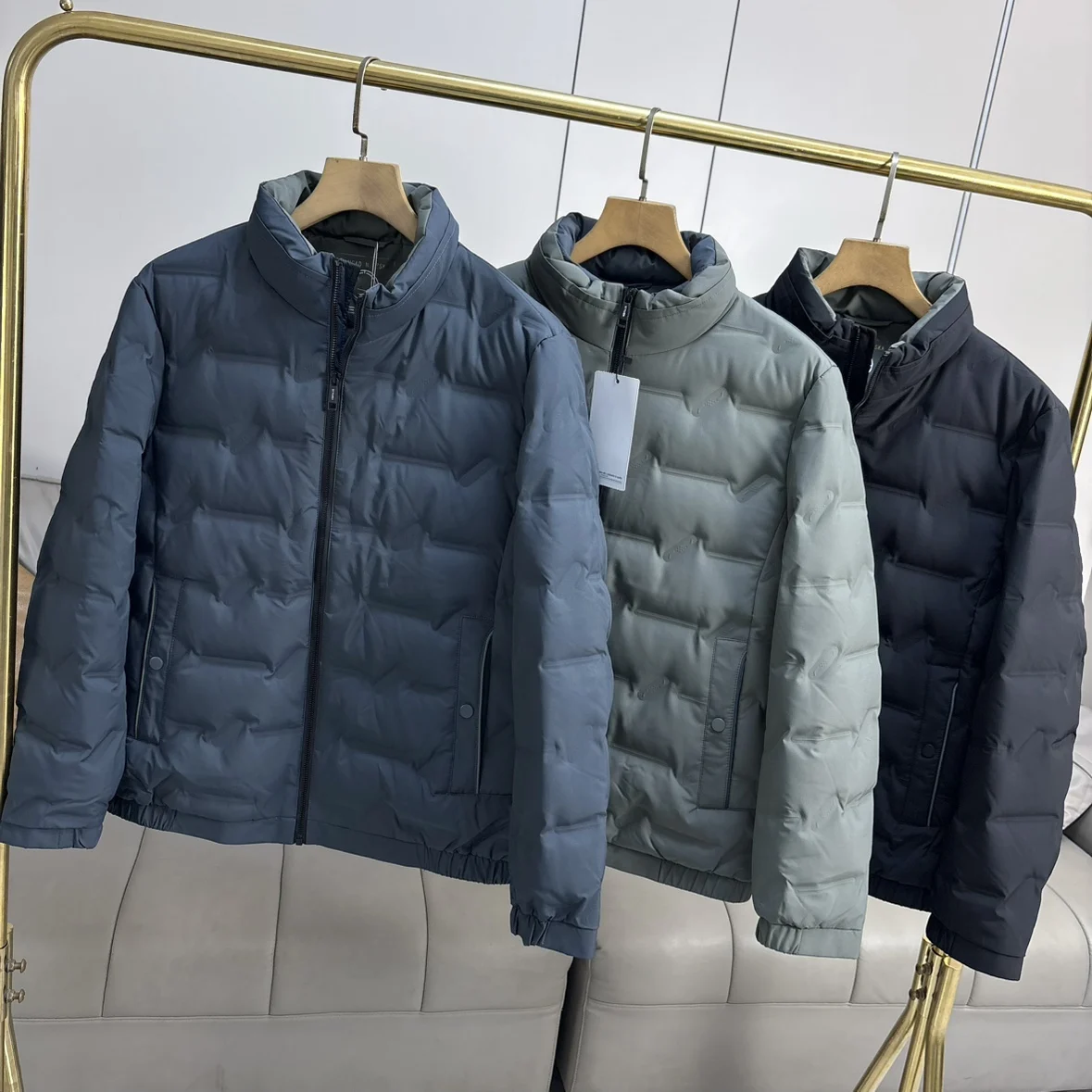 

Мужская повседневная пуховая куртка с воротником-стойкой, ветрозащитная, водоотталкивающая, с наполнителем из 90% пуха, из полиэфирного волокна, для отдыха