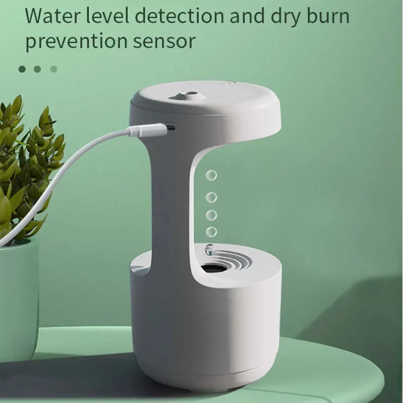 Humidifier Home Office Desktop Hydrating Device Super Vision Reverse Gravity Water Drop Humidifier