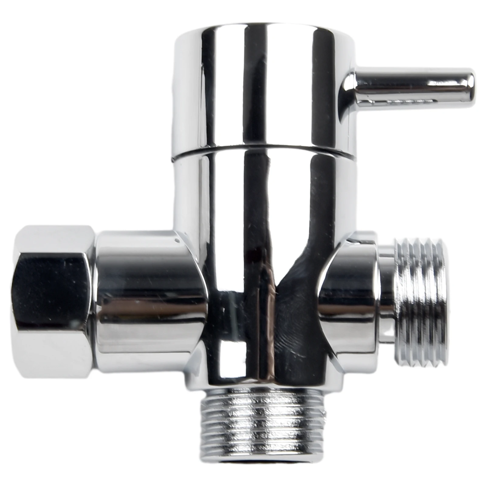 Three Way Water Distribution Valve ABS Converter Easy Switching Between Sprinklers Diverter Shower Head Mount Valve