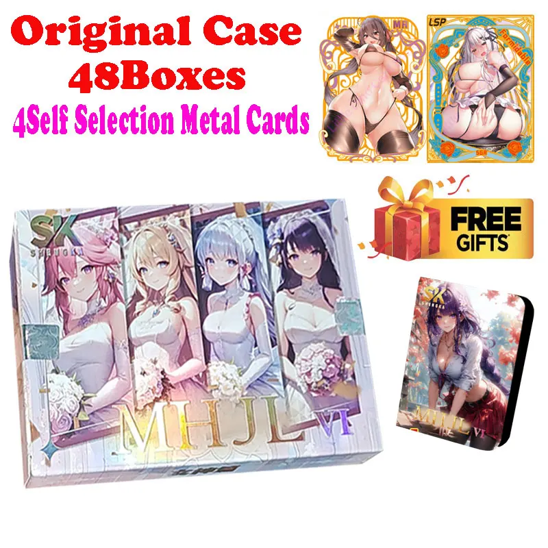 

Newest Case Wholesale Special Price Dream Couple 6 Box Goddess Story Waifu Global Trading Collection Card ACG TCG Hobbies Gift