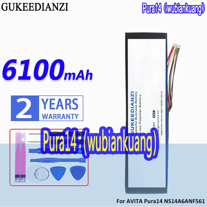 

Флейта высокой емкости 6100 мАч для AVITA Pura14 pura 14 NS14A6ANF561