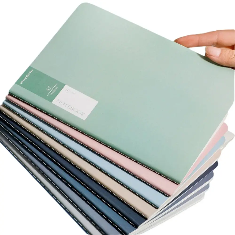 conjunto-de-4-cadernos-a5-b5-reforcados-com-36-folhas-paginas-internas-com-linhas-horizontais-design-de-virar-paginas-para-gestao-de-tempo